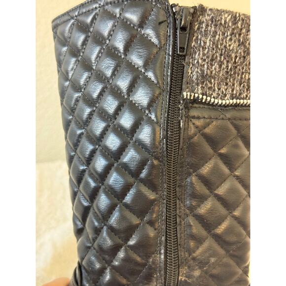 BCBG Girls Quilted Mid-Calf Boots | Size 4M Youth - Picture 5 of 7